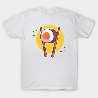 Sushi With Chopstick T-Shirt